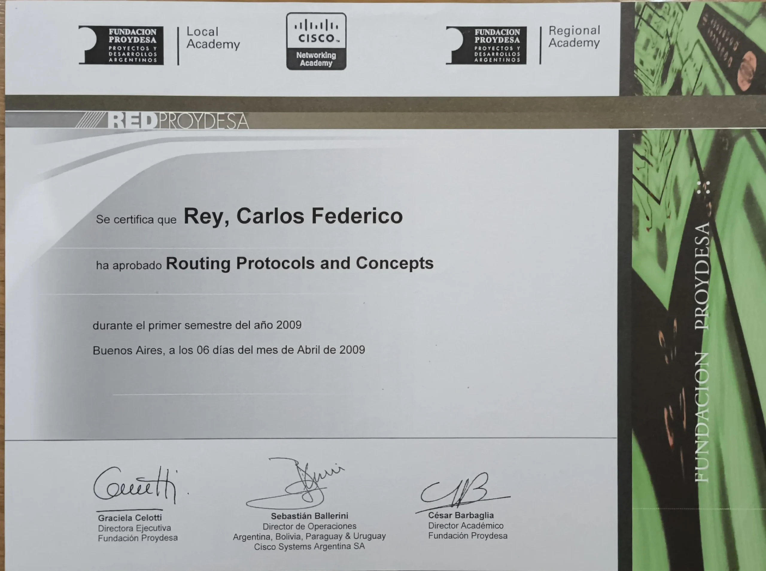 Routing Protocols and Concepts.