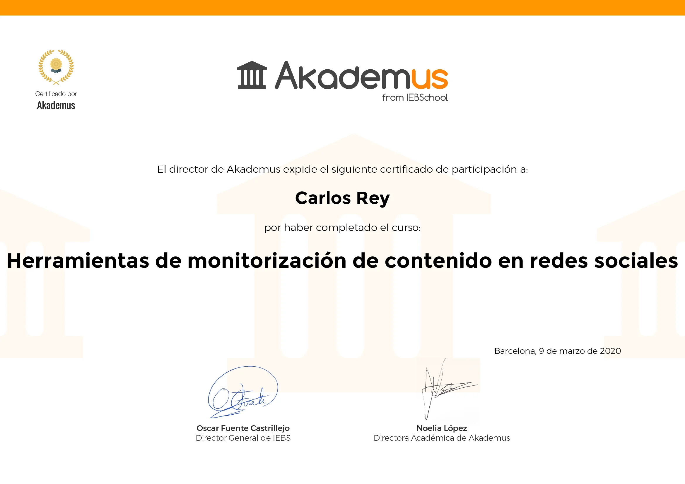 Monitorización de RRSS